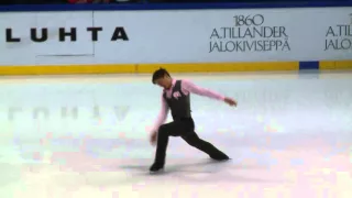 Valtter Virtanen, Men, Short Program, Finlandia Trophy 2015