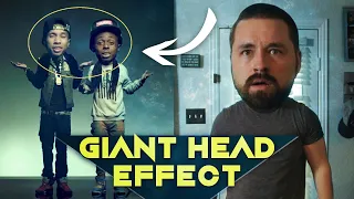 Giant Head Effect (Music Video & Video Game Style)