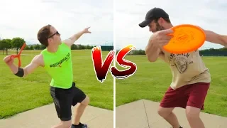 Frisbee Boomerang Trick Shot Battle | Brodie Smith