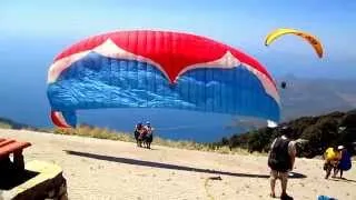 Babadağ Fethiye Ölüdeniz Yamaç Paraşütü (Paragliding) 1969m (Atlama anı)