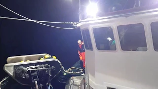 100 ton anchovy saam die Gansbaai trawler, Wafra