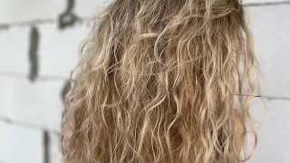 Пляжные кудри 💎 с помощью геля curl rock’n’roll и крем Tame my hair bio I’CE Nature Siberica