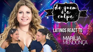 Latinos react to Marília Mendonça - De Quem É A Culpa? | REVIEW/ REACTION