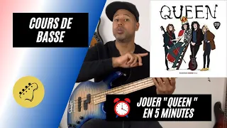 Jouer Queen en 5 minutes | Cours de Basse Débutants ( Queen - Another One Bites the Dust )