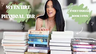 MY ENTIRE PHYSICAL TBR | every unread book I own