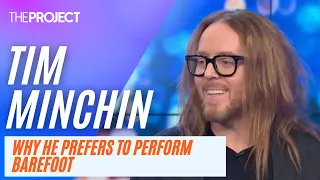 Tim Minchin On Why He Prefers To Perform Barefoot