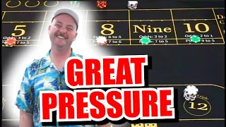 🔥POWER PRESS!!🔥 30 Roll Craps Challenge - WIN BIG or BUST #252