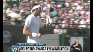 Visión 7: Del Potro avanza en Wimbledon