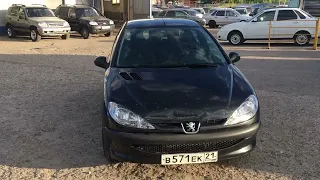 Peugeot 206 2008 года, пробег 136 000 км, обзор автомобиля в Альянс Select. Чебоксары.