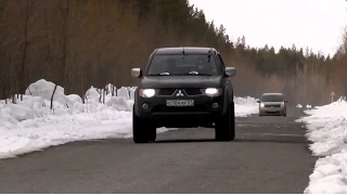 Делать ли ЧИП-тюнинг Mitsubishi L200?,  замеры до 100 racelogic.