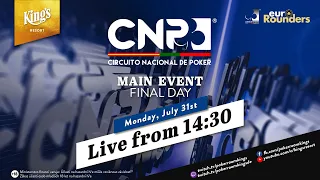 🇩🇪🤑 Finaltag des Circuito National De Poker (CNP) Main Events live aus dem King's 🎙️S. Hachmeister