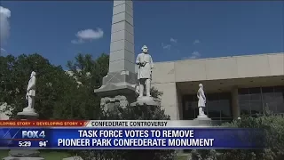 Task Force votes to remove another Confederate monument in Dallas