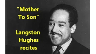 "Mother to Son" Langston Hughes recites famous Harlem Renaissance poem