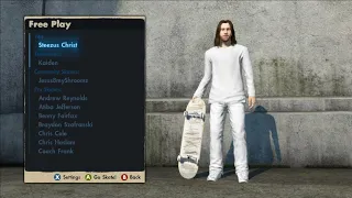 How To Make Steezus Christ In Skate 3!!!