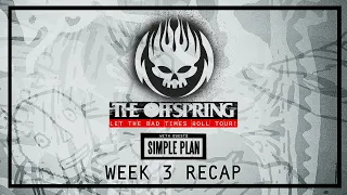 The Offspring -2022 LET THE BAD TIMES ROLL TOUR CANADA [Week 3 Recap]