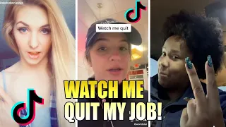 BEST Tiktok  WATCH ME QUIT MY JOB! Try Not To Laugh! #quitmyjob #iquit #iquitchallenge