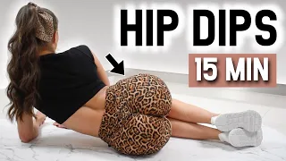 Get Rid Of HIP DIPS | 2 Week Side Booty & Hourglass Hips Workout | At Home - No Equipment