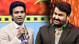 Tamil Actor Dhanush Felt Honored To Receive Best Actor Award From Lalettan Mohanlal At SIIMA