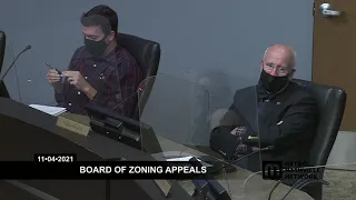 11/04/21 Board of Zoning Appeals