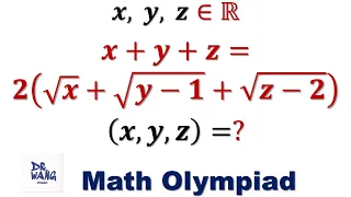 Chinese Middle School Math Olympiad. Solve a nonlinear equation of three variables | Olympiad Math