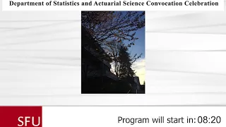 Statistics & Actuarial Science departmental Convocation Video June 2020