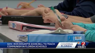 Gov. DeSantis signs bill making teaching of communism mandatory in Florida schools
