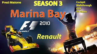 F1 2010 Renault Marina Bay Singapur 15 de 19 Cockpit S3 #15