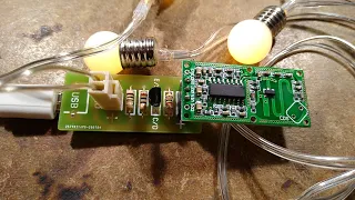 Building a USB powered PIR/Radar adaptor for LED strings.