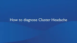 How to diagnose cluster headache