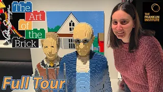 The Art of The Brick at the Franklin Institute | Full Tour | February 2024