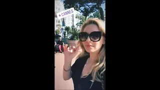 KATHERYN WINNICK INSTAGRAM STORIES FROM CANNES FILM FESTIVAL 2018