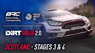 Scotland - Stages 3 & 4 - British Rally Championship Esports Invitational - DiRT Rally 2.0
