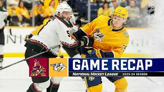 Coyotes @ Predators 11/11 | NHL Highlights 2023