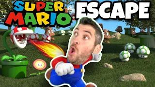 Kids Workout! SUPER MARIO ESCAPE! (Video Game Exercise for Kids)