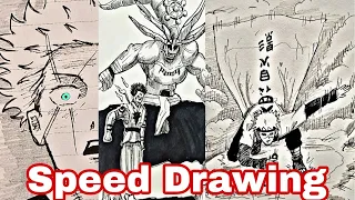 Which Number Is Your Favorite Character ? | Speed Drawing StickMan || How To Draw Anime .