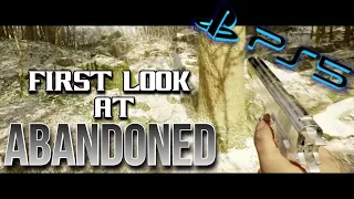 First Look Abandoned - Survival Game, First Person Shooter PS5 Exclusive - Release Date