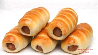 Сосиски в Тесте / Рецепт ВКУСНОГО Теста / Sausages in Dough