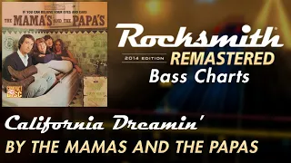 The Mamas and The Papas - California Dreamin' | Rocksmith® 2014 Edition | Bass Chart