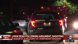 Man fatally shot by person he was drinking with in north Houston, police say
