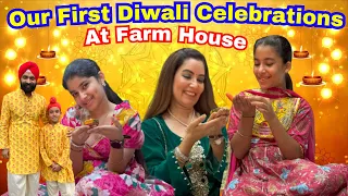 Our First Diwali Celebrations At Farm House | RS 1313 VLOGS | Ramneek Singh 1313