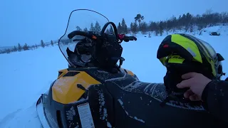 Ski-doo Skandiс -сколько реальная температура в кубиках.Динамическая стропа SNOWBUNJE