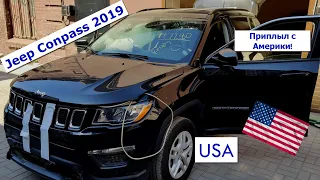 Jeep Compass 2019. Приплыл после ДТП с Америки, обрезаны провода АКБ😱 Заведется?