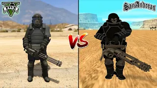 GTA 5 JUGGERNAUT VS GTA SAN ANDREAS JUGGERNAUT - WHICH IS BEST?