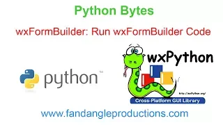 wxFormBuilder Run Code