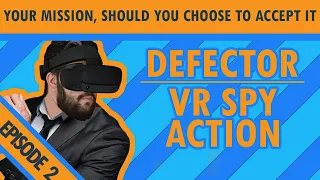 ROCKET to the FACE! Lets Play Defector VR (Rift S)