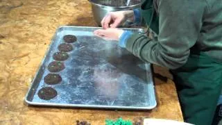 Making St Patricks Day Cookie Melts