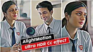 New Ultra HDR Cc Effect In AlightMotion App | AlightMotion Video Editing | HDR Video Editing.