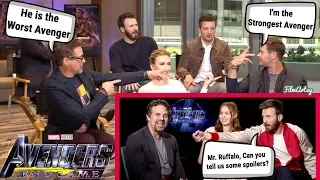 Avengers: Endgame Cast Roasts Each Other | Try Not To Laugh 2019