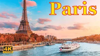 Paris, France🇫🇷 - Cruising the Seine River in Paris-4K HDR (▶️62min)  | Paris 4K | A Walk In Paris