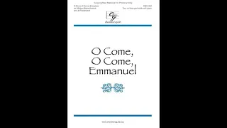 O come, O come, Emmanuel// by Melissa Malvar-Keylock and Jill Friedersdorf